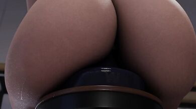 Juicy Booty on a Swivel Throne