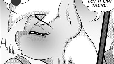 Derpy Does Doctor Ponyplay in a Non-Work-Safe Manga Adaptation