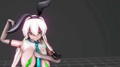 Naughty Shimakaze's Wet and Wild Wiggles in MMD R15