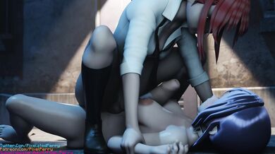 Makima and Reze's Lewd Lustful Liaison