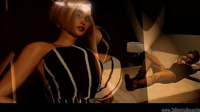 Stepmom's Soapy Surprise: Brock Catches Her in the Shower!