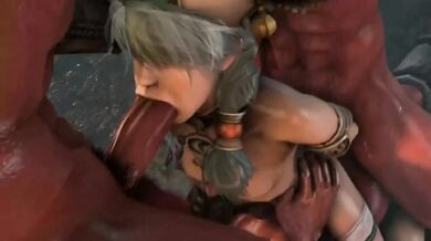 Fucking the Swamp Sluts with Talim from Soulcalibur