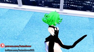 Tatsumaki's Powerful Orgasmic Frenzy in R-18 MMD Porn Video!