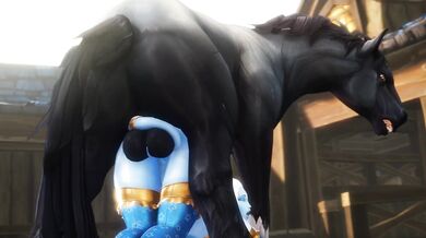 Noname55's Anal Draenei Drill Team (with A-list cock)