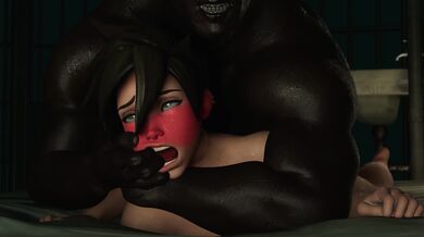 Fucking Tracer Pounded in Prison at Night [4K]