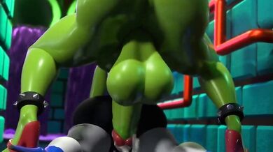 Piranha Plant's Sensual Love Affair with Shy Gal