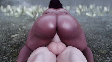 Big Butt Kitty Chick Gets Banged by Monstrous Futanari Penis