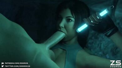 Lara Croft's Explosive Orgasm Adventure (feat. Zodros)