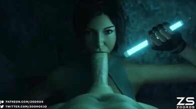 Lara Croft's Explosive Orgasm Adventure (feat. Zodros)