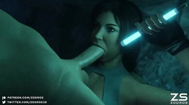 Lara Croft's Explosive Orgasm Adventure (feat. Zodros)