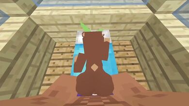 Busty Anime Wench Gets Pounded in Blocky Land