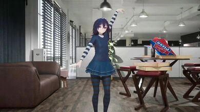 Blue-haired Marshall Maxes Out with the Dark Dancing Nudes in Hentai MMD!