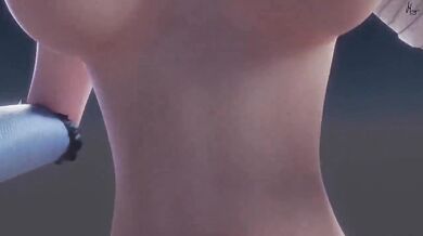 Jerk Off to Futa Kaine's Deepthroat Skills in 'Nier Replicant' POV!