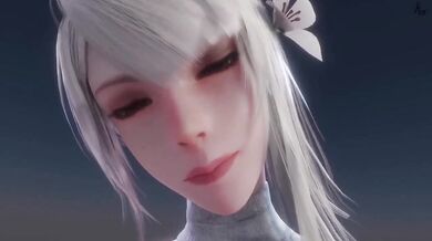 Jerk Off to Futa Kaine's Deepthroat Skills in 'Nier Replicant' POV!