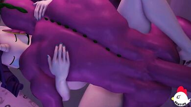 Rarity's DP with Spike [explicit hentype]