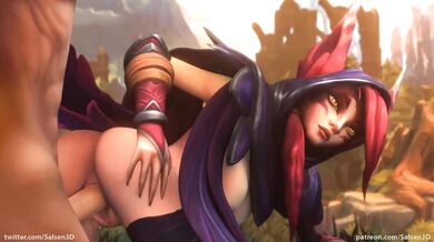 Legendary Cumshots and Facials: League of Legends Orgy #1