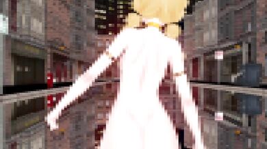 Tiny Tits Bounce in Haniwa's Backyard: Kotone Fujita from MMD