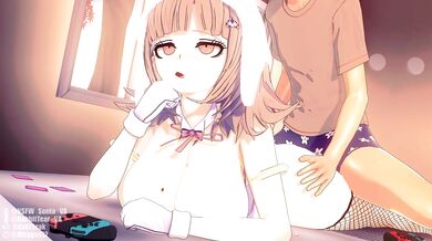 Chiaki Gets Smashed in the Bedroom by Hajime