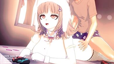 Chiaki Gets Smashed in the Bedroom by Hajime