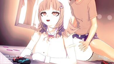 Chiaki Gets Smashed in the Bedroom by Hajime