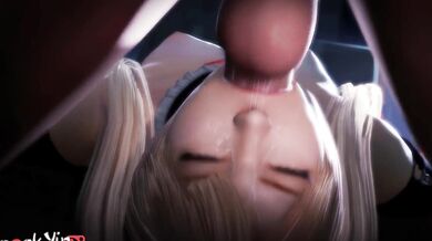 Pocky's Anal Invasion: Marie Rose's Deepest Depths Conquered