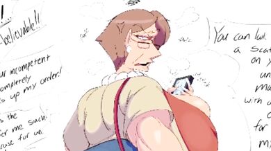 Busty blonde Karen finally receives her due recompense!