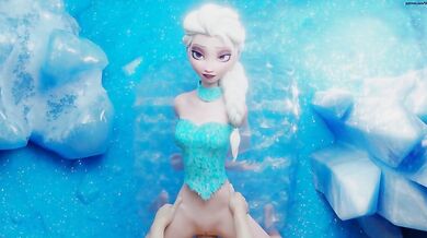 Frozen Lust: Elsa's Icy Imprisonment