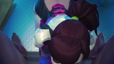 D.Va's Perspective Blowjob with Joyous Climax in High Definition [Alternative Version]