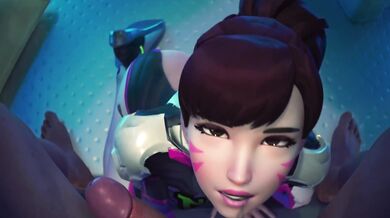 D.Va's Perspective Blowjob with Joyous Climax in High Definition [Alternative Version]