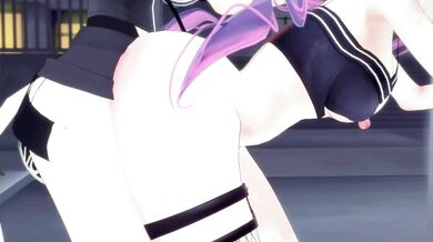 Botan Shishiro and Towa Tokoyami Star in 'J0T4K4' Hentai Porn Video!