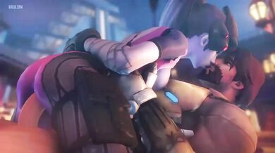 Bruh-sfm: Widowmaker Rides McCree's Cock