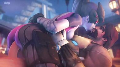 Bruh-sfm: Widowmaker Rides McCree's Cock