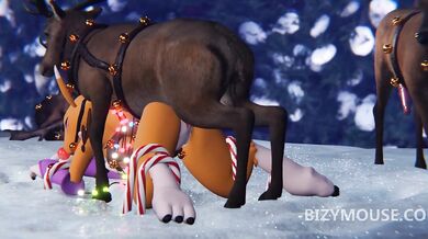 Renamon's Eager Tail - BizyMouse