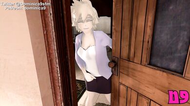 Big-dicked Deku Busts a Nut at Mitsuki's Place