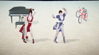 Kasumi DOA and Mai Shiranui's Dance Off