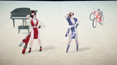 Kasumi DOA and Mai Shiranui's Dance Off