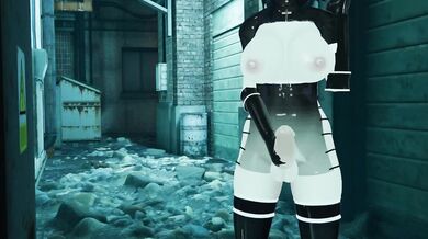 Futa Slut Gets Nailed in the Alley [Anal]