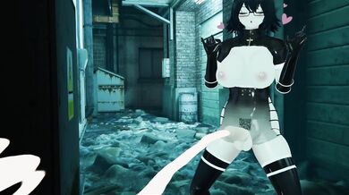 Futa Slut Gets Nailed in the Alley [Anal]