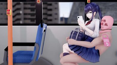 Sexy Schoolgirl Gets Dick-Ridden on Public Transportation (Lovemax)