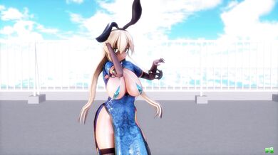 Busty Anime Babe Gets Naughty in High-Res Rave 'Em Up!