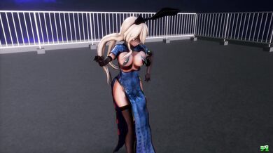 Busty Anime Babe Gets Naughty in High-Res Rave 'Em Up!