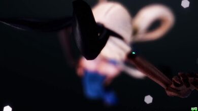 Busty Anime Babe Gets Naughty in High-Res Rave 'Em Up!