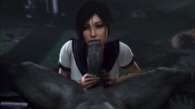 Mr.X's Hard Cock Sucked By Ada's Wet Mouth