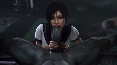 Mr.X's Hard Cock Sucked By Ada's Wet Mouth