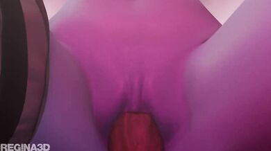 Widow's Maidenhood Desecrated by the Phantom Stranger [Regenerating Holographic Dildo]