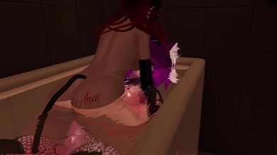 Hot and steamy shower playtime with your naughty little slut, Mistress Ezzie_Bunnie.