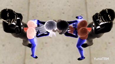 - Double Penetration Puppy Play with Dual Dildos