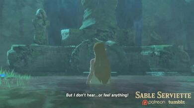 Zelda's Wet and Messy Handjob from Link