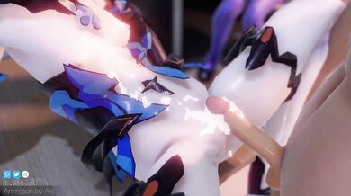 Sharing a Cock with Bronya and Seele: Bronseele Part 1 - AKT