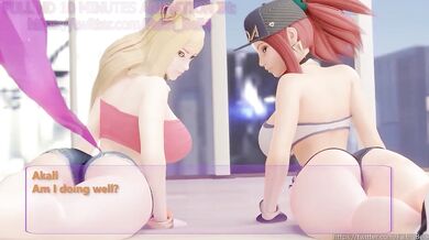 New Manager Gets Seduced By Sexy KDA in Hentai Porn Video